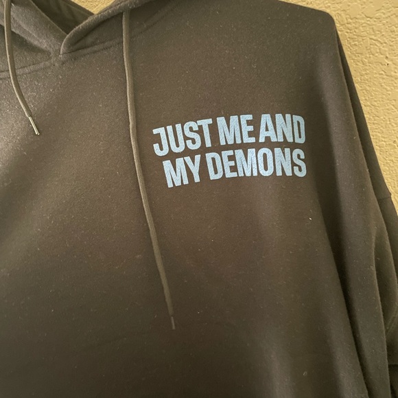 Just me and my demons HOODIE - Picture 1 of 2